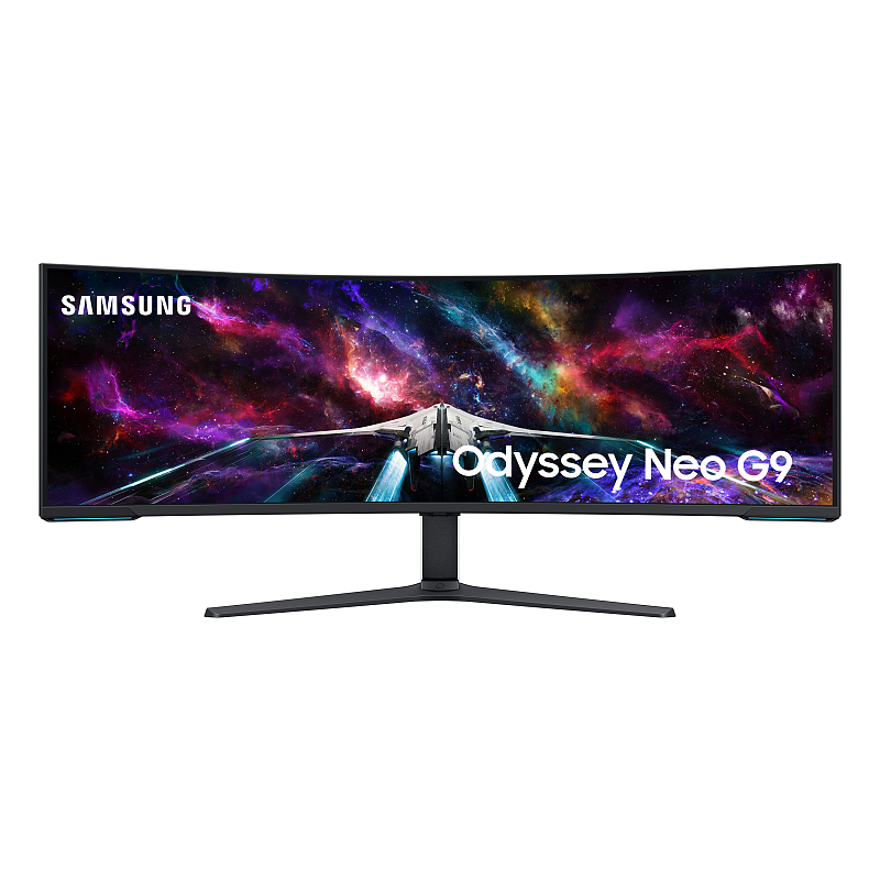 Samsung G95NC Computerbildschirm 144,8 cm (57") 7680 x 2160 Pixel Dual UHD QLED Weiß