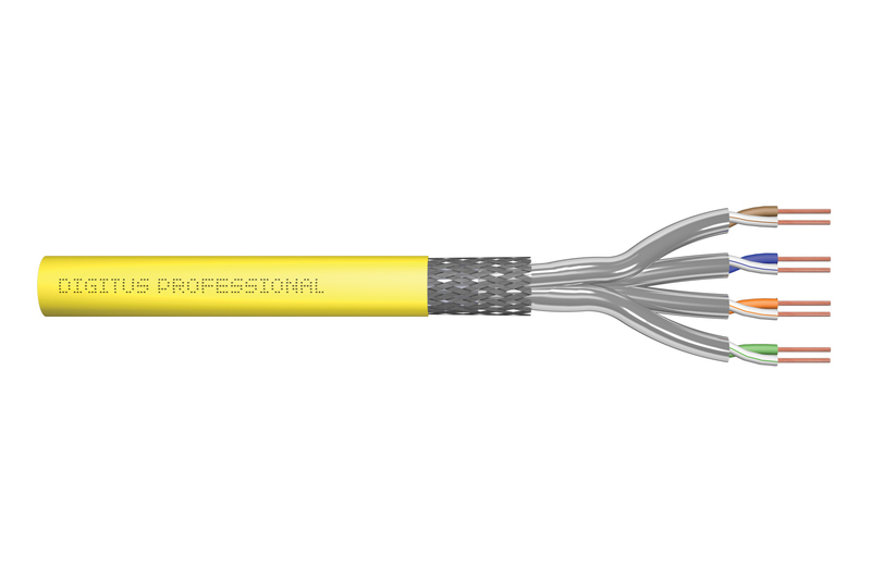 Digitus CAT 7A S/FTP Verlegekabel, 500 Meter, Simplex, B2ca-s1a,d0,a1, GHMT PVP zertifiziert