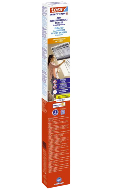 TESA 55804-00000-00 Jalousien/Rollos Manuell Slatted Rollo Schwarz