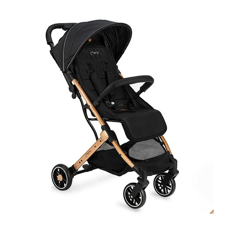 MoMi WOSP00003 Kinderwagen 1 Sitz(e) Schwarz