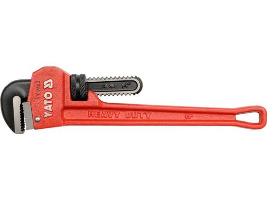 Yato YT-2491 Rohrzange Schwarz, Rot Rot 6 cm Amerikanische Rohrzange Eisenguss Chrom-Molybdän-Stahl