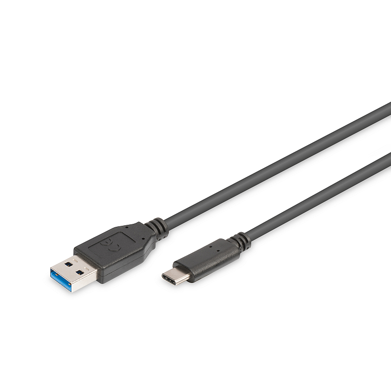 Digitus USB-C Anschlusskabel, USB-A - USB-C