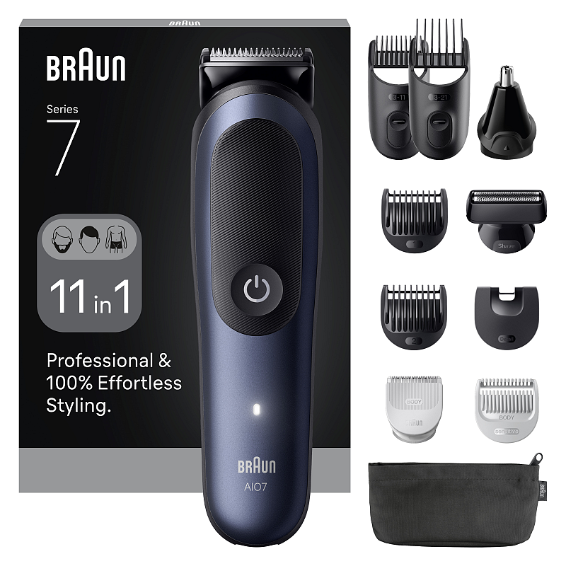 Braun 80789907 Haartrimmer/-schneider Dunkelblau 21 Lithium-Ion (Li-Ion)