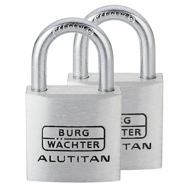 BURG-WÄCHTER DUO 770 Alutitan Herkömmliches Vorhängeschloss 2 Stück(e)