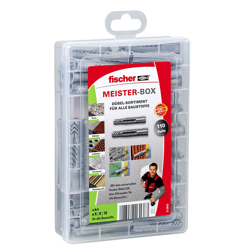 Fischer MEISTER-BOX UX/UX R 110 Stück(e) Spreizdübel