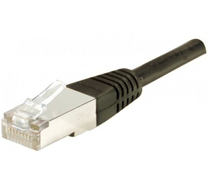 EXC 850011 Netzwerkkabel Schwarz 0,15 m Cat6a F/UTP (FTP)