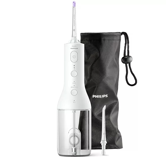 Philips Sonicare 3000 series kabelloser Power Flosser 3000 HX3826/31 Wasser-Flosser - weiß