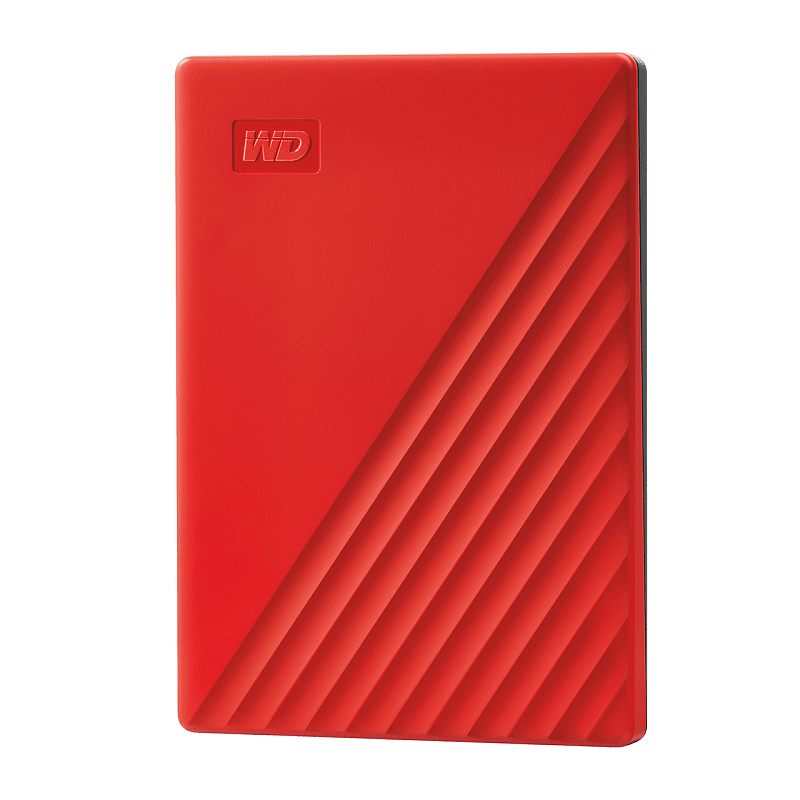 Western Digital My Passport Externe Festplatte 4 TB 3.2 Gen 1 (3.1 Gen 1) Rot
