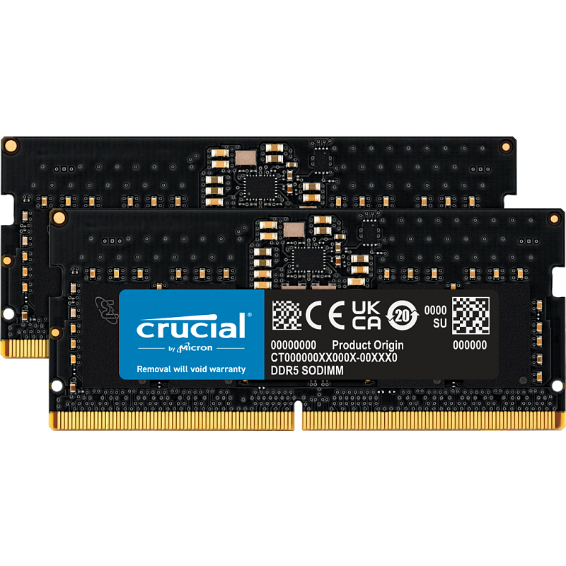 Crucial CT2K8G56C46S5 Speichermodul 16 GB 2 x 8 GB DDR5 262-pin SO-DIMM