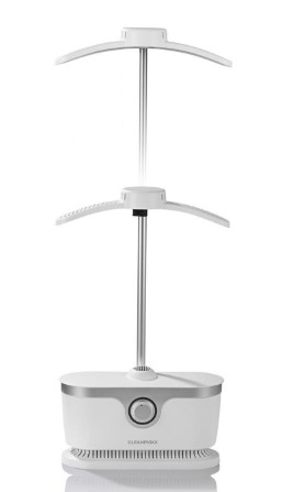 CLEANmaxx 4016471003842 Kleidungsdampfglätter Stand-Dampfglätter 1800 W Grau, Weiß