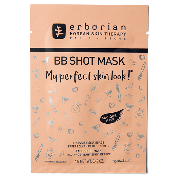 Erborian BB Shot Mask Feuchtigkeitsspendende Maske Frauen 14 g Blätter