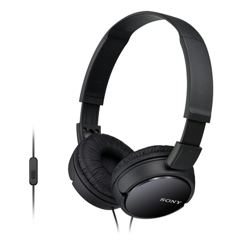 Sony MDR-ZX110AP Kopfhörer Kabelgebunden Kopfband Anrufe/Musik Schwarz