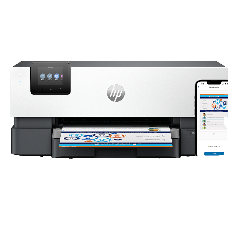 HP OfficeJet Pro 9110b Wireless Farbe Drucker, Beidseitiger Druck