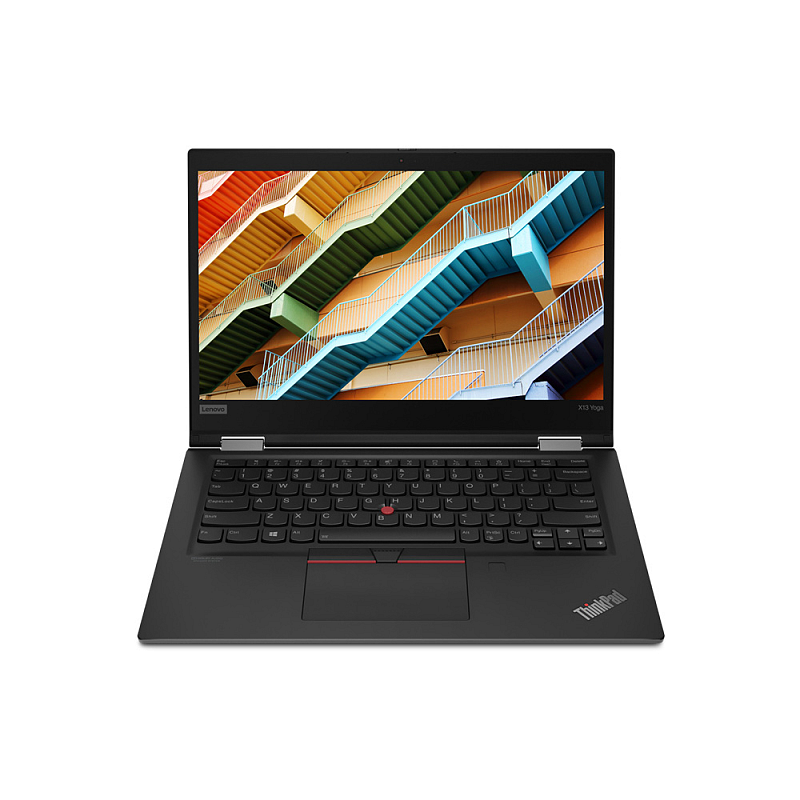 Lenovo ThinkPad X13 Yoga Gen 1 Intel® Core™ i5 i5-10210U Hybrid (2-in-1) 33,8 cm (13.3") Touchscreen Full HD 8 GB DDR4-SDRAM 256 GB SSD Wi-Fi 6 (802.11ax) Windows 10 Pro Schwarz