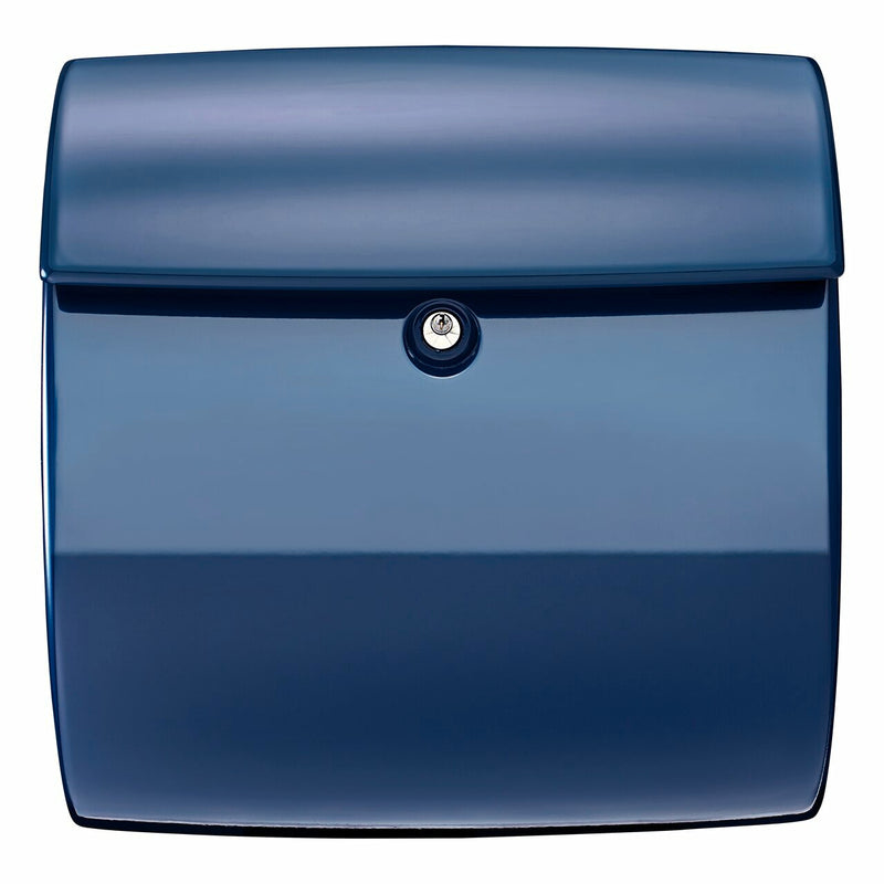 BURG-WÄCHTER PIANO 886 Marine Blue Briefkasten Blau Wandmontierter Briefkasten Kunststoff