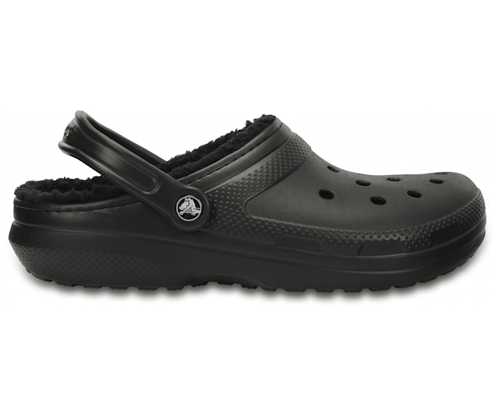 Crocs Classic Lined Clog Clogs Unisex Schwarz