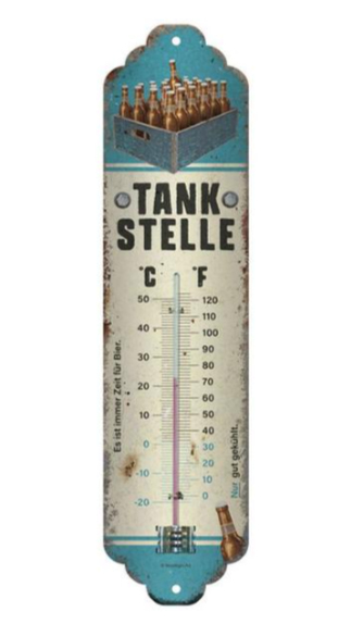 Nostalgic Art 45105007 Umgebungsthermometer Flüssigkeitsumgebungs-Thermometer Drinnen Mehrfarbig