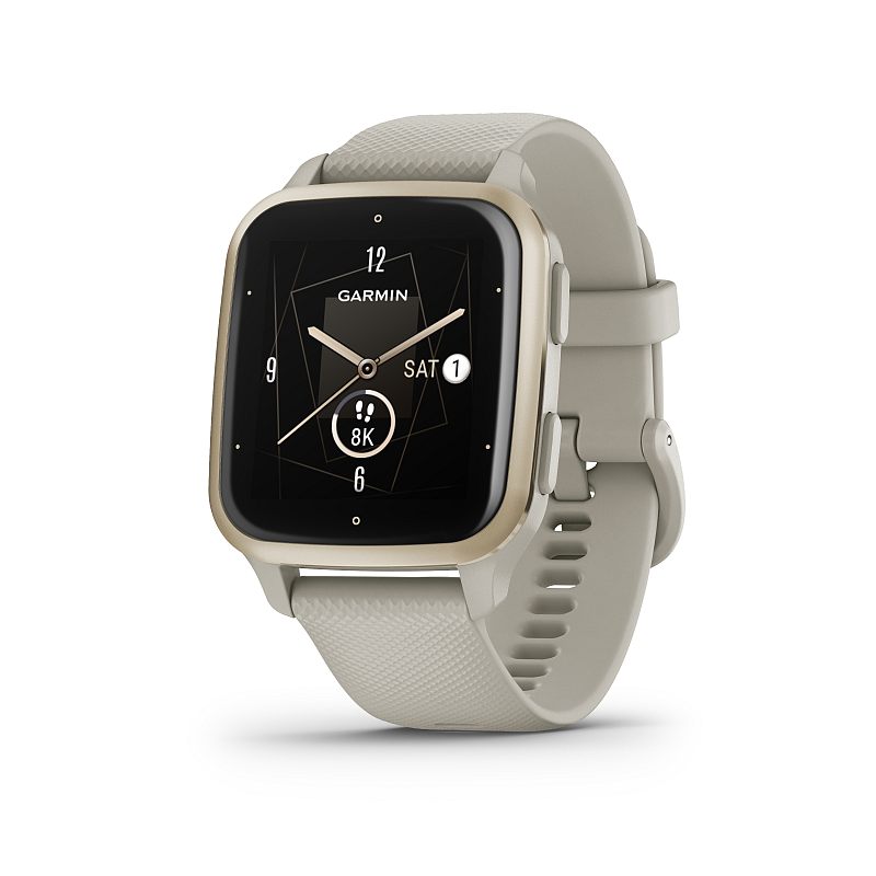 Garmin Venu Sq 2 Music 3,56 cm (1.4") AMOLED 40 mm Digital Touchscreen Gold GPS