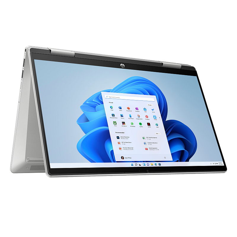 HP Pavilion x360 14-ek1555ng Intel® Core™ i5 i5-1335U Hybrid (2-in-1) 35,6 cm (14") Touchscreen Full HD 16 GB DDR4-SDRAM 512 GB SSD Wi-Fi 6 (802.11ax) Windows 11 Home Silber