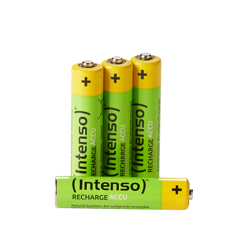 Intenso HR03 NiMH Energy Eco 1000mAh 4er Blister - Micro (AAA) - 1.000 mAh Wiederaufladbarer Akku Nickel-Metallhydrid (NiMH)