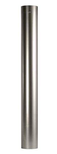 BERTRAMS 031412 Schornsteinrohr Gerades Schornsteinrohr 1000 mm Silber
