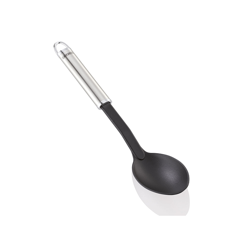 Leifheit 24061 Löffel Gemüselöffel Nylon, Edelstahl Schwarz, Edelstahl 1 Stück(e)
