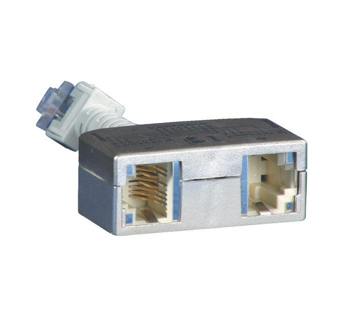 BTR NETCOM pnp 3 Netzwerksplitter Silber