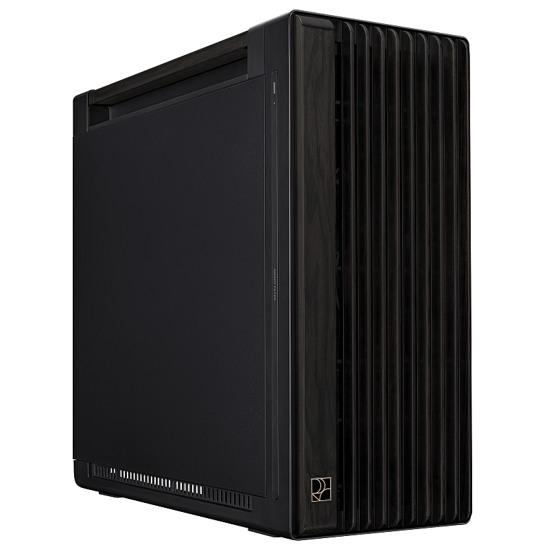 ASUS ProArt PA602 Wood Edition – Metal Panel Midi Tower Schwarz