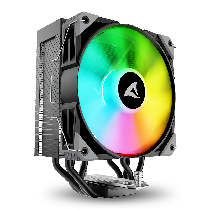 Sharkoon A40 RGB Prozessor Luftkühlung 12 cm Schwarz 1 Stück(e)
