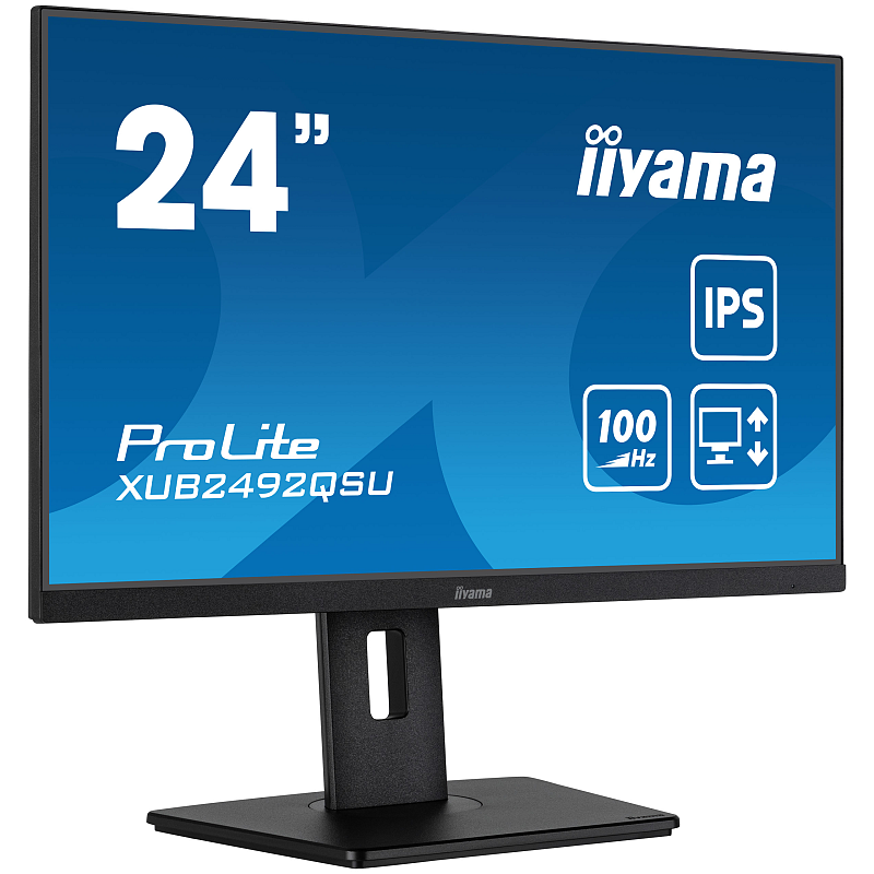 iiyama ProLite XUB2492QSU-B1 Computerbildschirm 60,5 cm (23.8") 2560 x 1440 Pixel Quad HD LED Schwarz