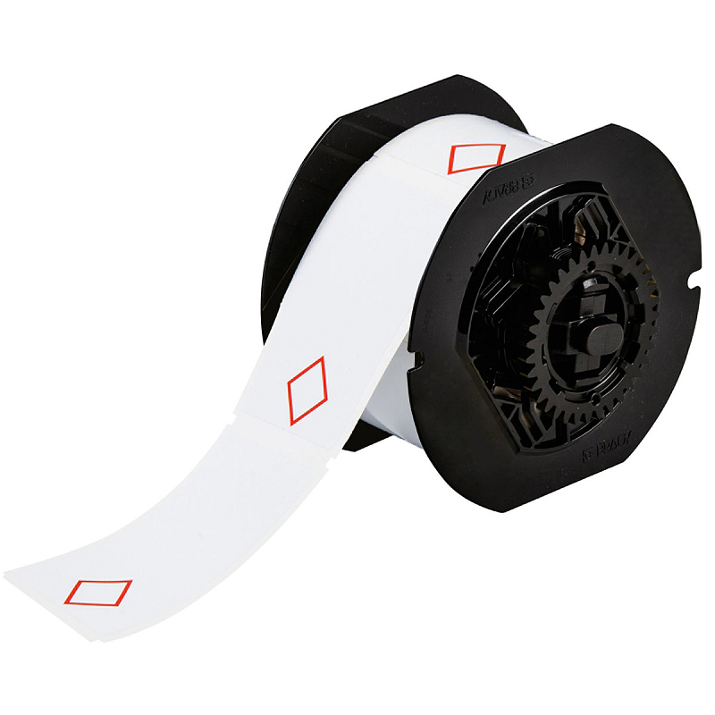 Brady B30-260-7569-CLP1 Druckeretikett Rot, Weiß Nicht klebendes Druckeretikett