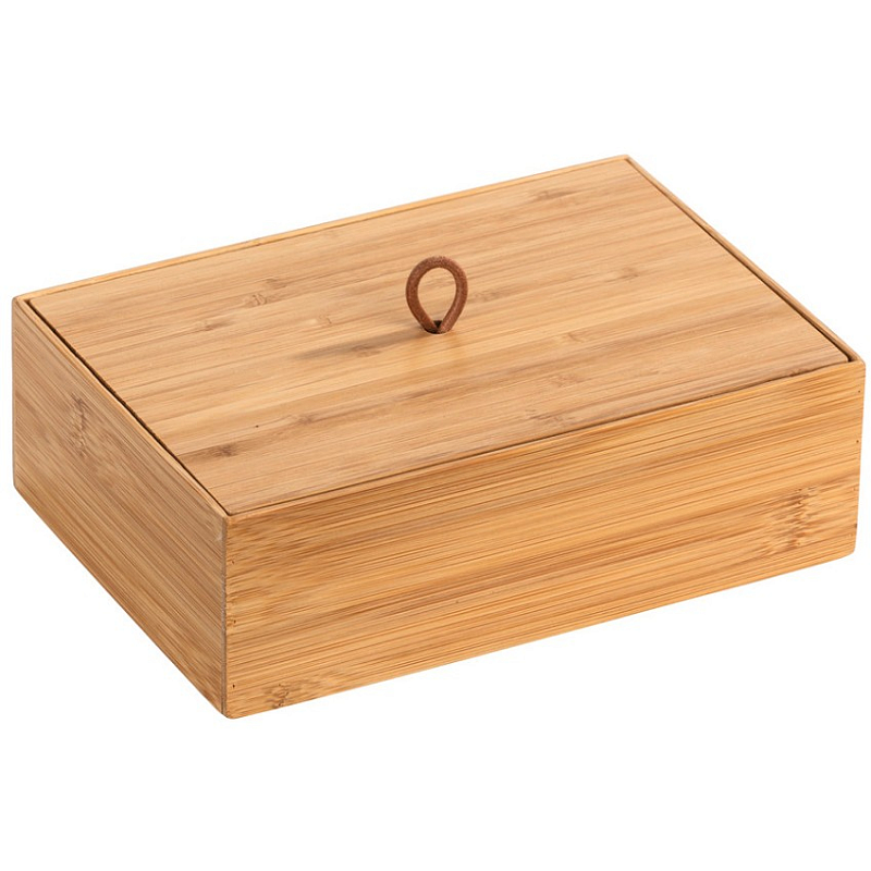 WENKO 23924100 Aufbewahrungsbox Rechteckig Bambus