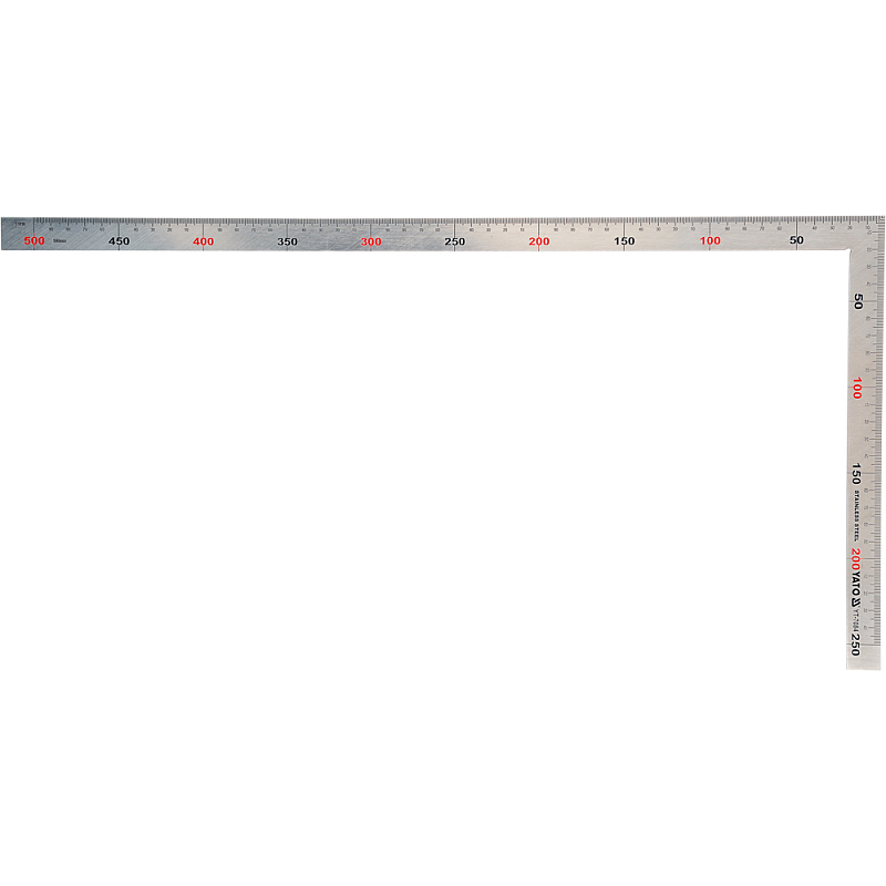 Yato YT-7084 Lineal Schreibtisch-Lineal 500 mm Edelstahl 1 Stück(e)