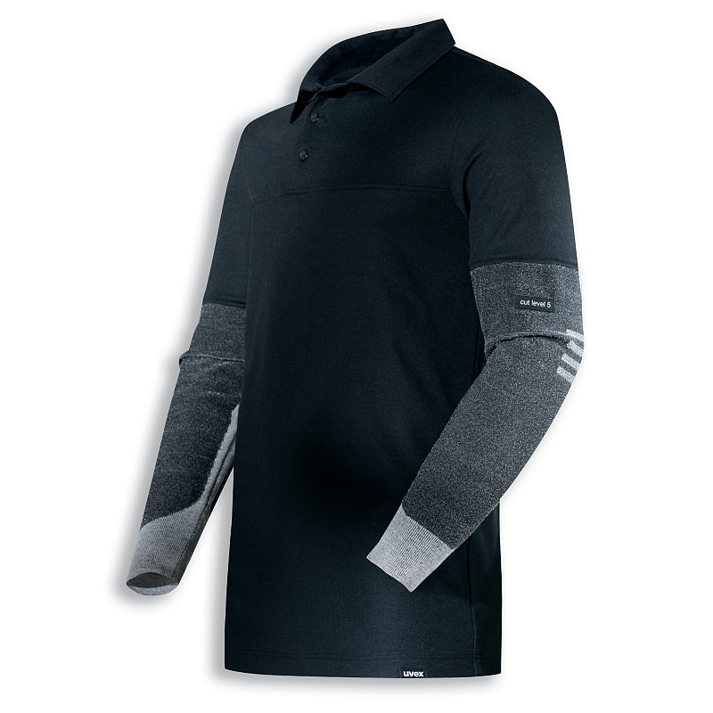 Uvex Cut quatroflex Polohemd Polokragen Langärmlig Baumwolle, Polyester