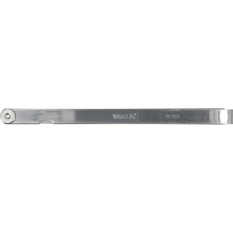 Yato YT-7223 Fühlerlehre Silber 0.05,0.06,0.07,0.08,0.09,0.1,0.15,0.2,0.25,0.3,0.35,0.4,0.45,0.5 mm