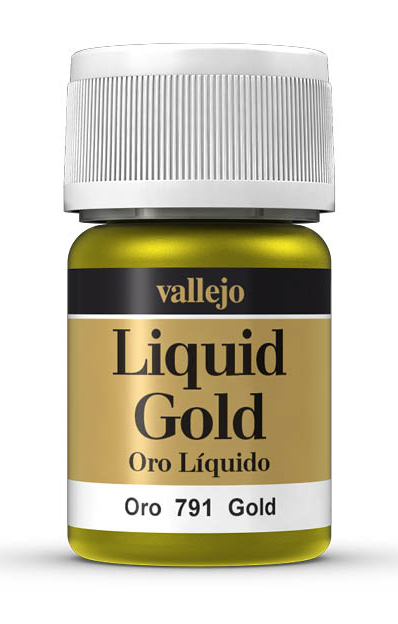 Vallejo 70.791 Acrylfarbe 35 ml Gold Flasche