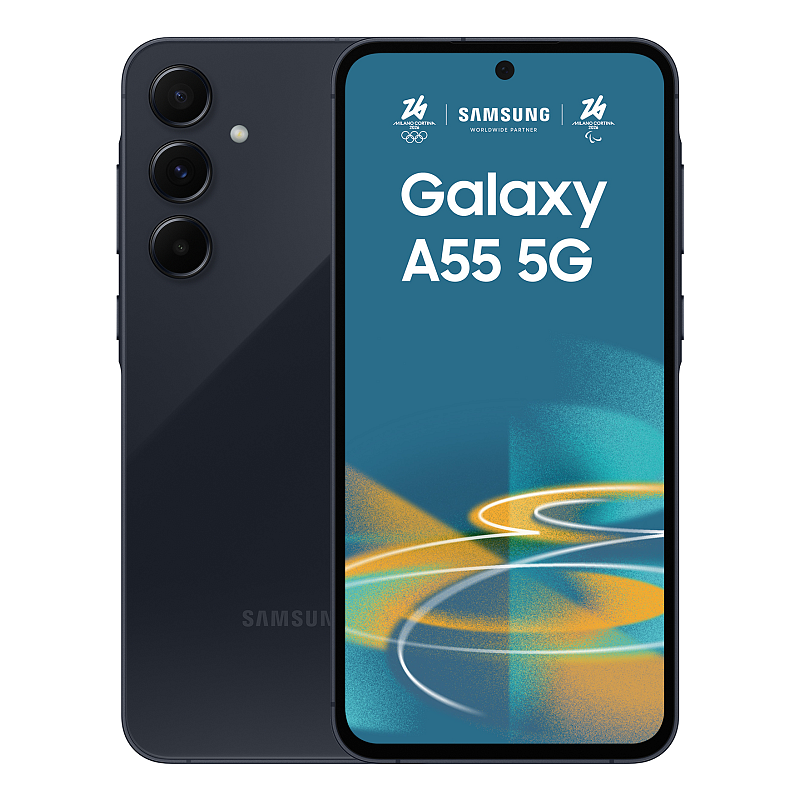Samsung Galaxy A55 5G 16,8 cm (6.6") Hybride Dual-SIM Android 14 USB Typ-C 8 GB 128 GB 5000 mAh Navy