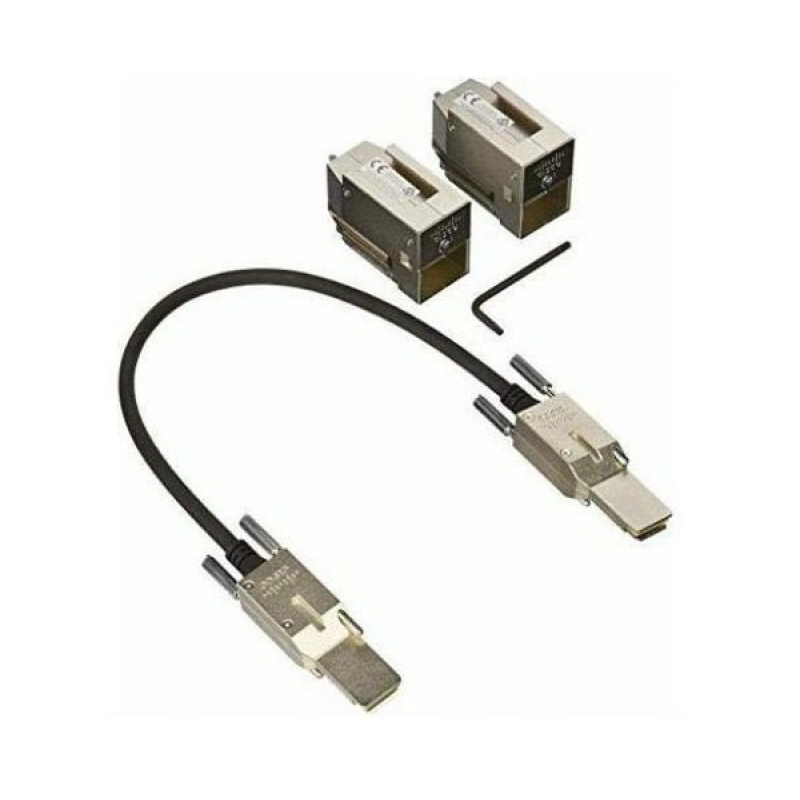 Cisco C9200L-STACK-KIT= InfiniBand/Glasfaserkabel 0,48 m Schwarz, Grau