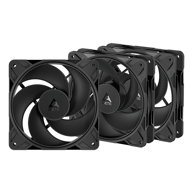 ARCTIC Freezer P12 Pro Reverse - 3 Pack - 120 mm A-RGB PWM-Lüfter mit Kabelsplitter