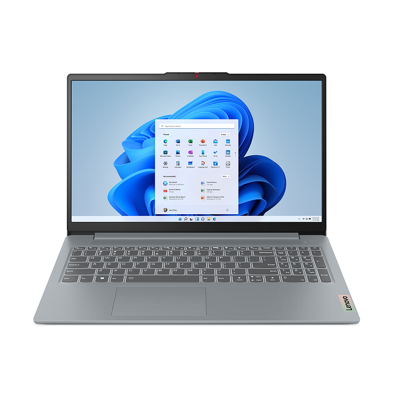 Lenovo IdeaPad Slim 3 15IAN8 Intel® N N100 Laptop 39,6 cm (15.6") Full HD 4 GB LPDDR5-SDRAM 128 GB Flash Wi-Fi 6 (802.11ax) Windows 11 Home in S mode Deutsch Grau