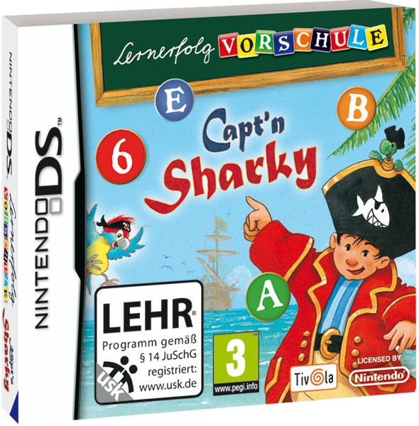 Tivola Lernerfolg Vorschule - Capt'n Sharky Deutsch, Türkisch Nintendo DS