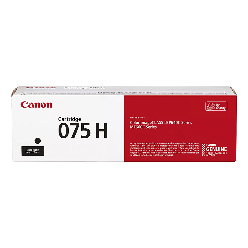 Canon 075 H Tonerkartusche 1 Stück(e) Original Schwarz