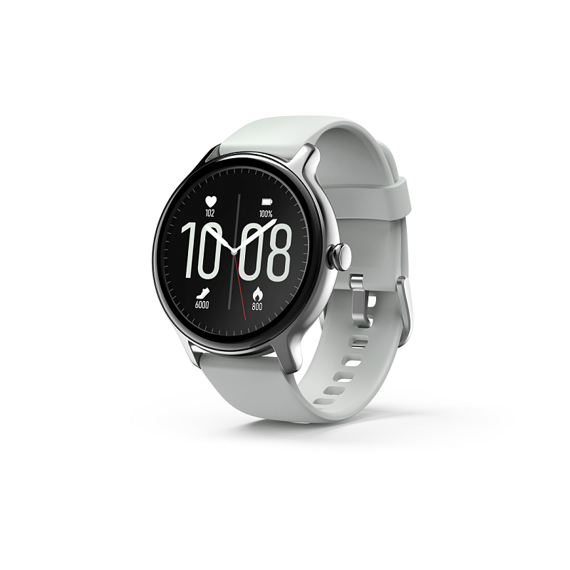 Hama Fit Watch 4910 2,77 cm (1.09") LCD 45 mm Digital Touchscreen Silber GPS