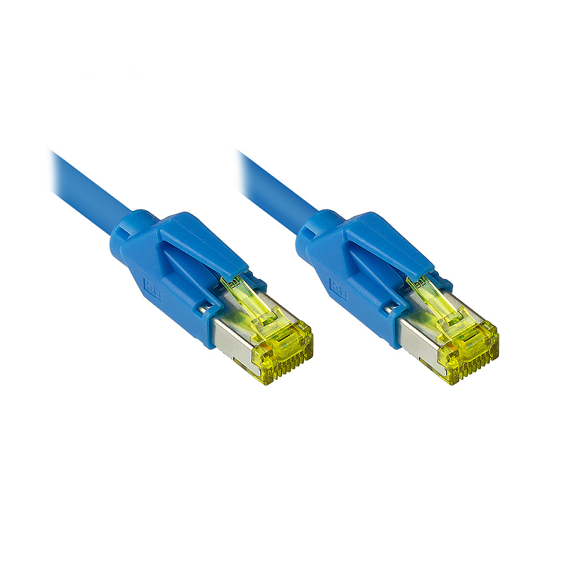 Alcasa 831RK-020B Netzwerkkabel Blau 2 m Cat7 S/FTP (S-STP)