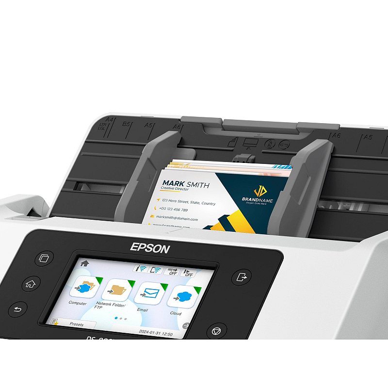 Epson WorkForce DS-800WN Scanner mit Vorlageneinzug 600 x 600 DPI A4 Weiß