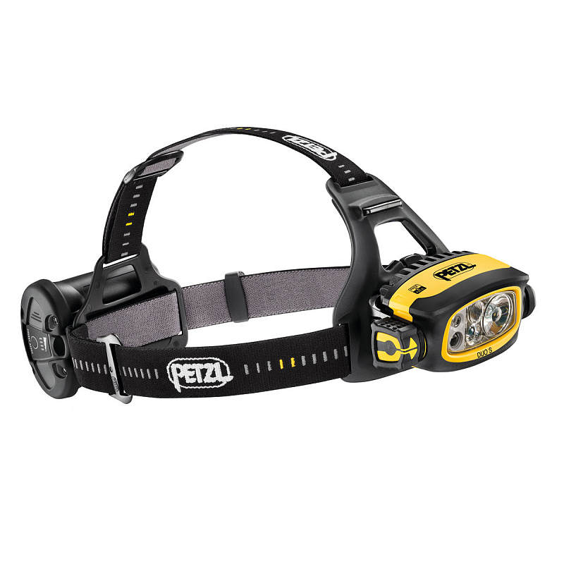 Petzl Duo S Schwarz, Gelb Stirnband-Taschenlampe