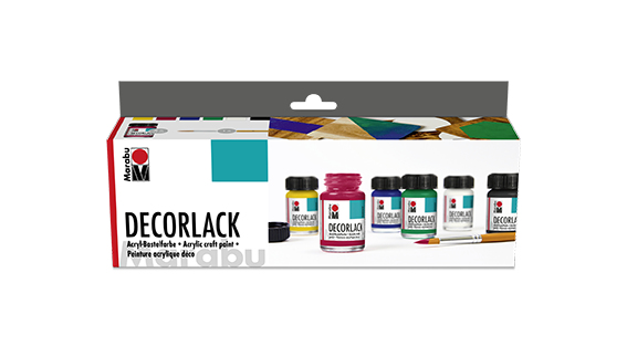 Marabu 1130000000087 Schwarz, Blau, Grün, Rot, Weiß, Gelb 15 ml