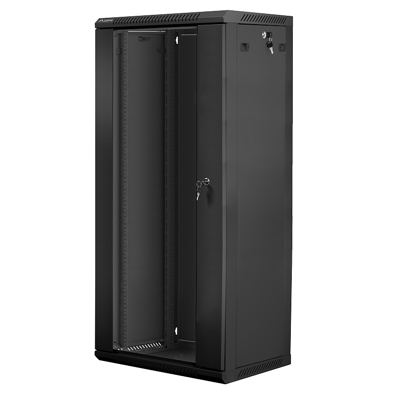 Lanberg WF01-6427-10B Rack 27U Wandmontiertes Regal Schwarz