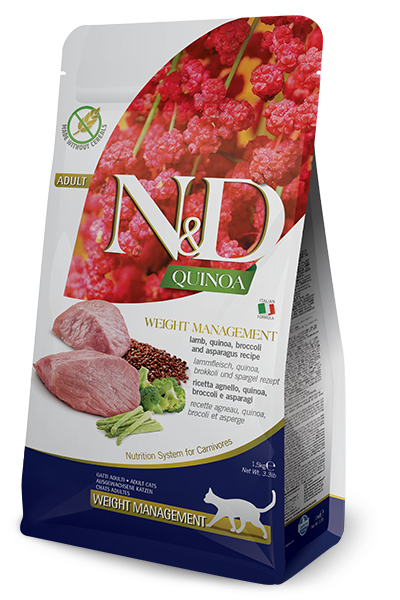 Farmina Pet Food N&D Quinoa Katzen-Trockenfutter 5 kg Adult Lamm