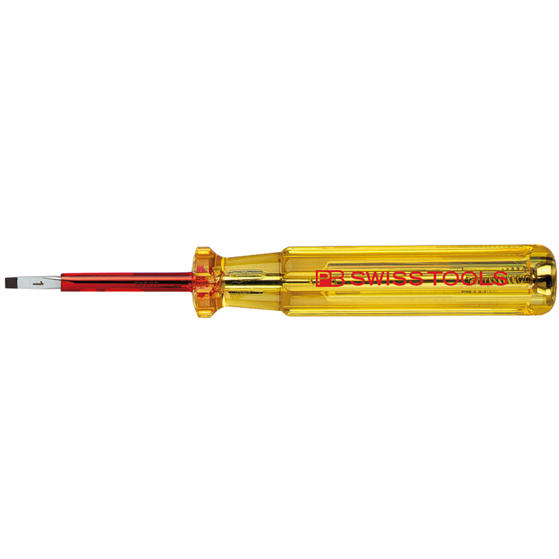 PB Swiss Tools PB 175/1 Schraubenzieher zur Spannungsprüfung Rot, Gelb